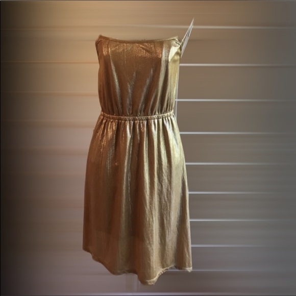 Wild Blue Sadie Robertson Gold Strap Dress Small - Picture 3 of 15